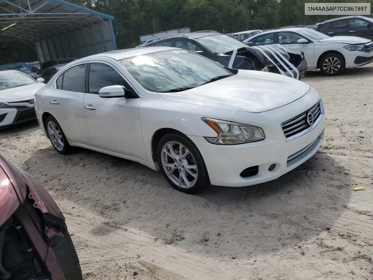 1N4AA5AP7CC867897 2012 Nissan Maxima S