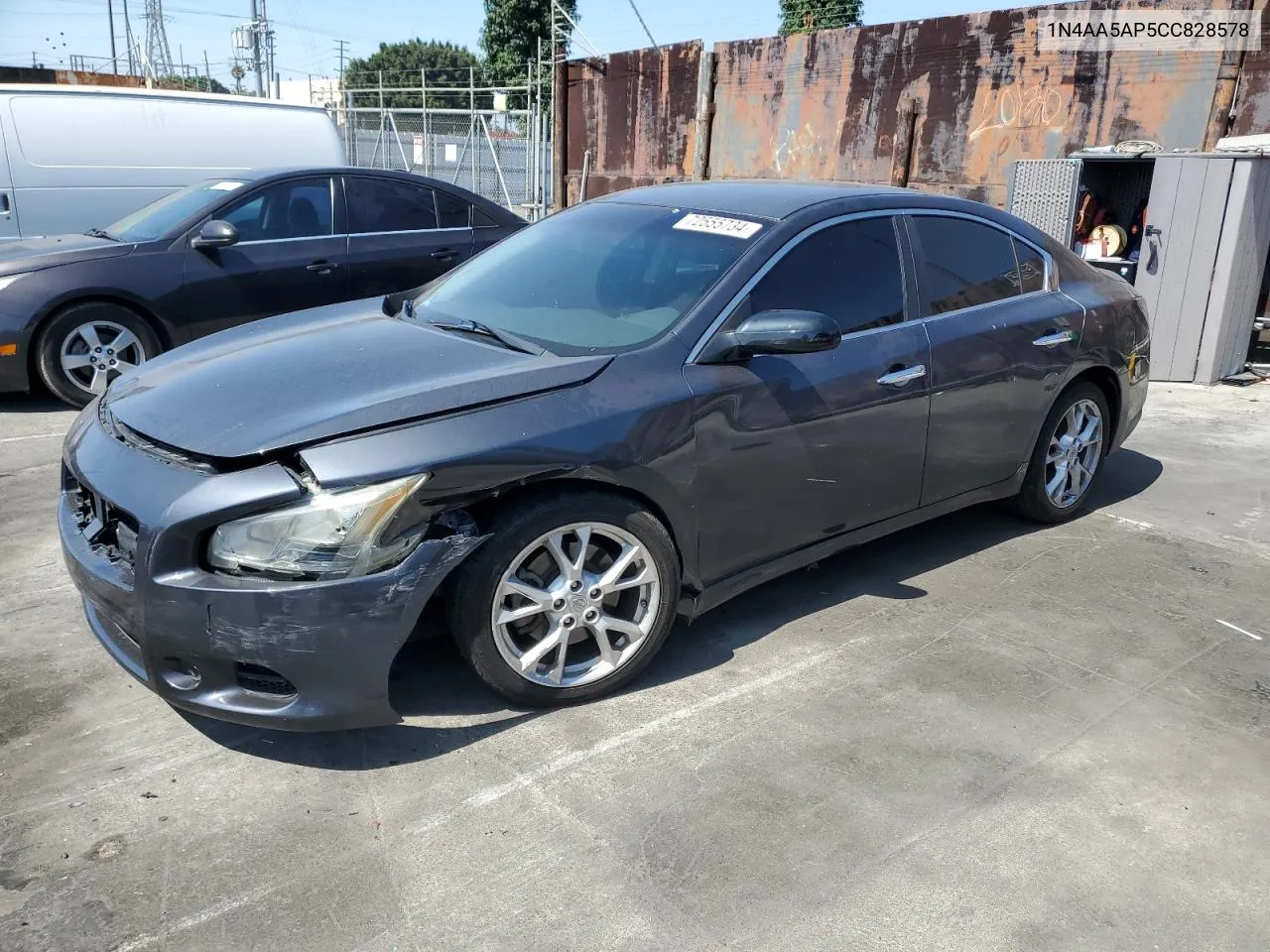 2012 Nissan Maxima S VIN: 1N4AA5AP5CC828578 Lot: 72555734