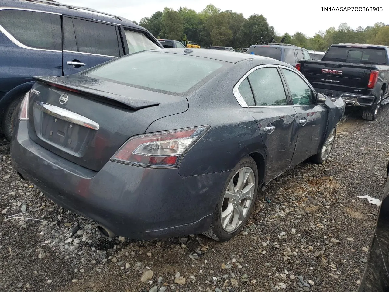 2012 Nissan Maxima S VIN: 1N4AA5AP7CC868905 Lot: 72782424