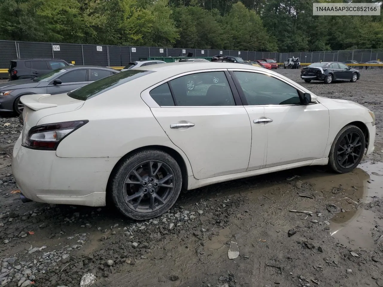 2012 Nissan Maxima S VIN: 1N4AA5AP3CC852166 Lot: 72803414