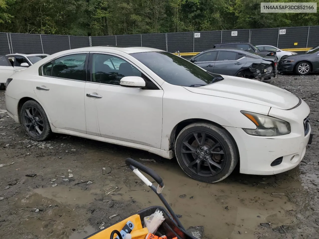 2012 Nissan Maxima S VIN: 1N4AA5AP3CC852166 Lot: 72803414