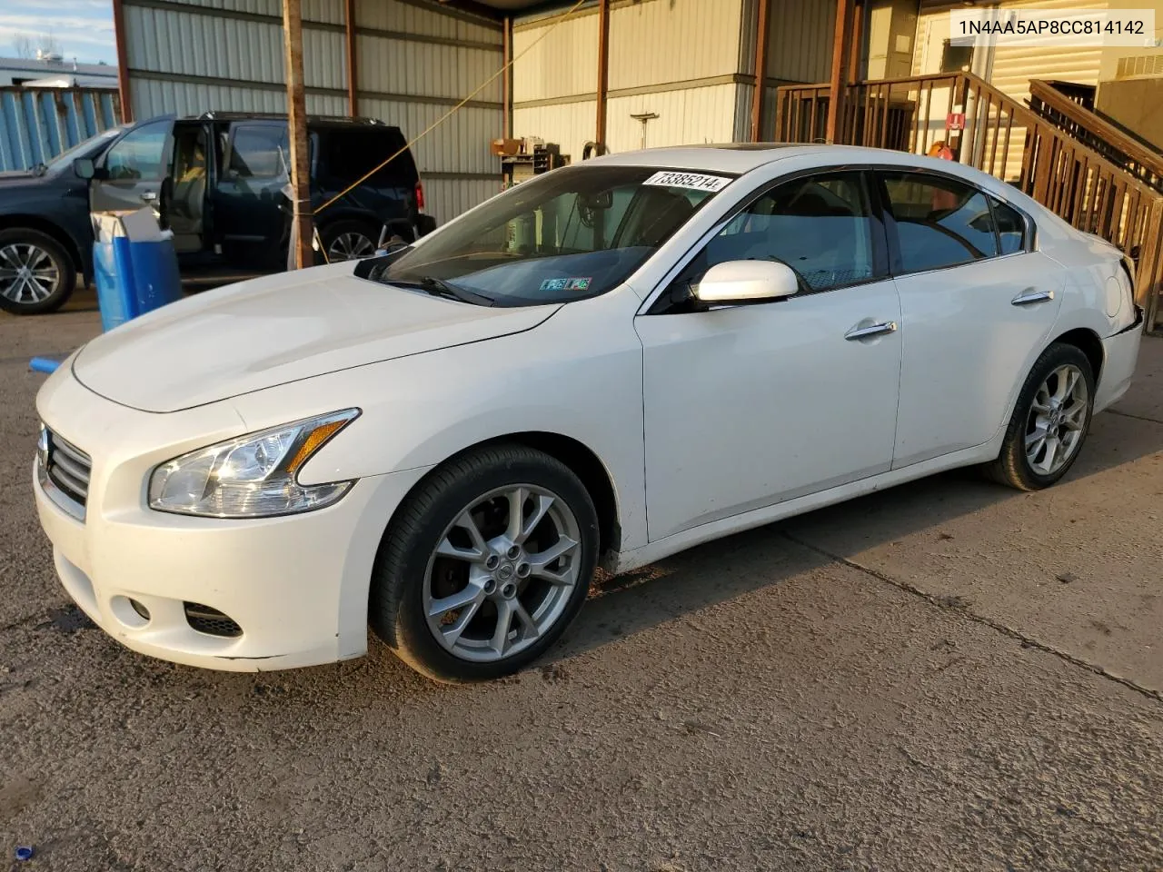 2012 Nissan Maxima S VIN: 1N4AA5AP8CC814142 Lot: 73385214