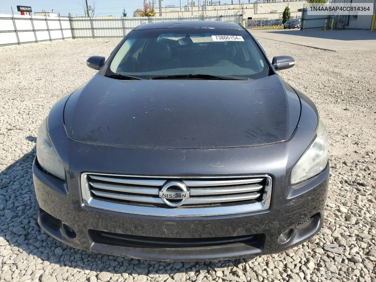 2012 Nissan Maxima S VIN: 1N4AA5AP4CC814364 Lot: 73806154