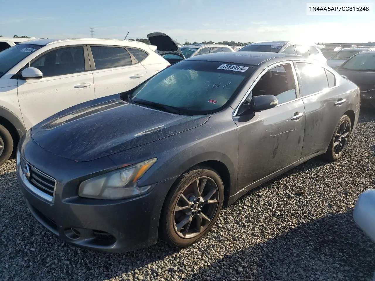 2012 Nissan Maxima S VIN: 1N4AA5AP7CC815248 Lot: 73838664