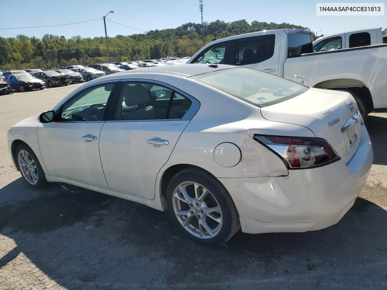 2012 Nissan Maxima S VIN: 1N4AA5AP4CC831813 Lot: 74013584