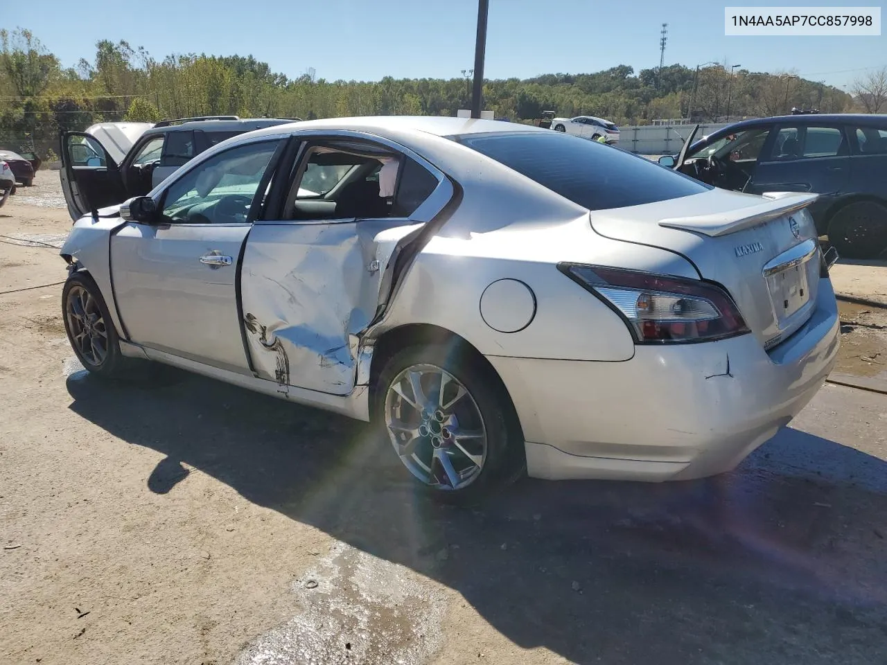 2012 Nissan Maxima S VIN: 1N4AA5AP7CC857998 Lot: 74677714