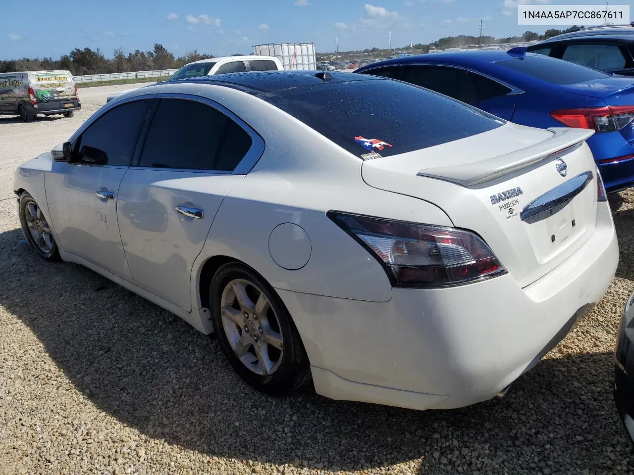 2012 Nissan Maxima S VIN: 1N4AA5AP7CC867611 Lot: 74761534