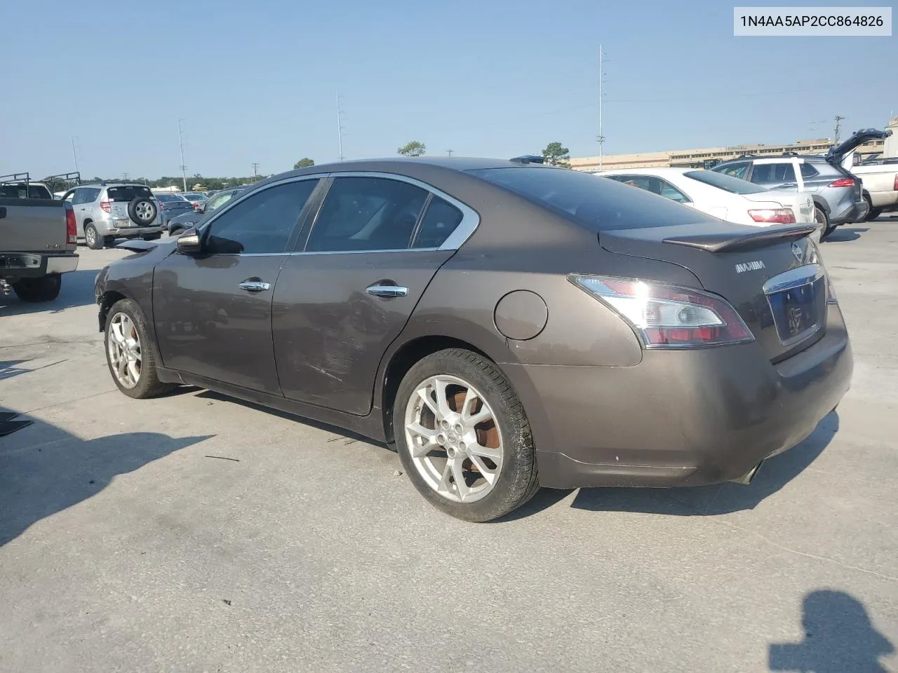 2012 Nissan Maxima S VIN: 1N4AA5AP2CC864826 Lot: 75195294