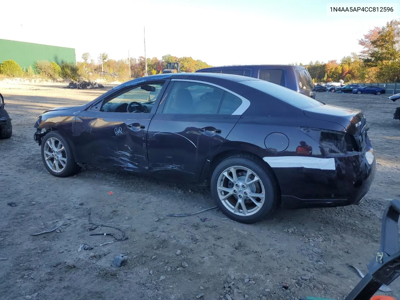 2012 Nissan Maxima S VIN: 1N4AA5AP4CC812596 Lot: 75556364