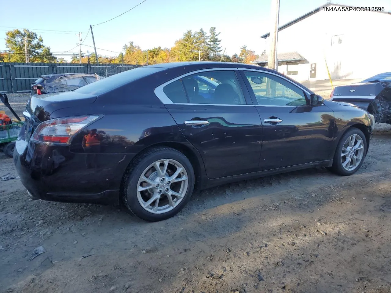 2012 Nissan Maxima S VIN: 1N4AA5AP4CC812596 Lot: 75556364