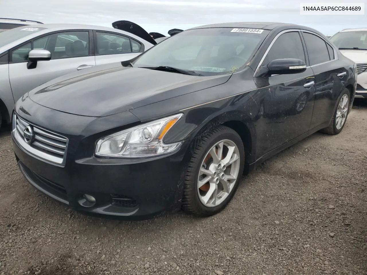 2012 Nissan Maxima S VIN: 1N4AA5AP6CC844689 Lot: 75801554