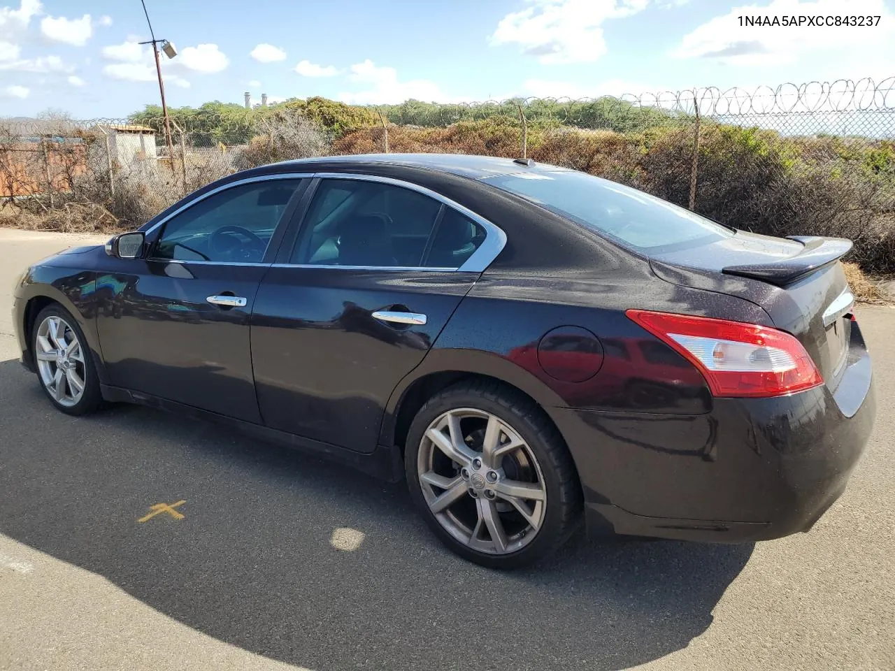 2012 Nissan Maxima S VIN: 1N4AA5APXCC843237 Lot: 76057054