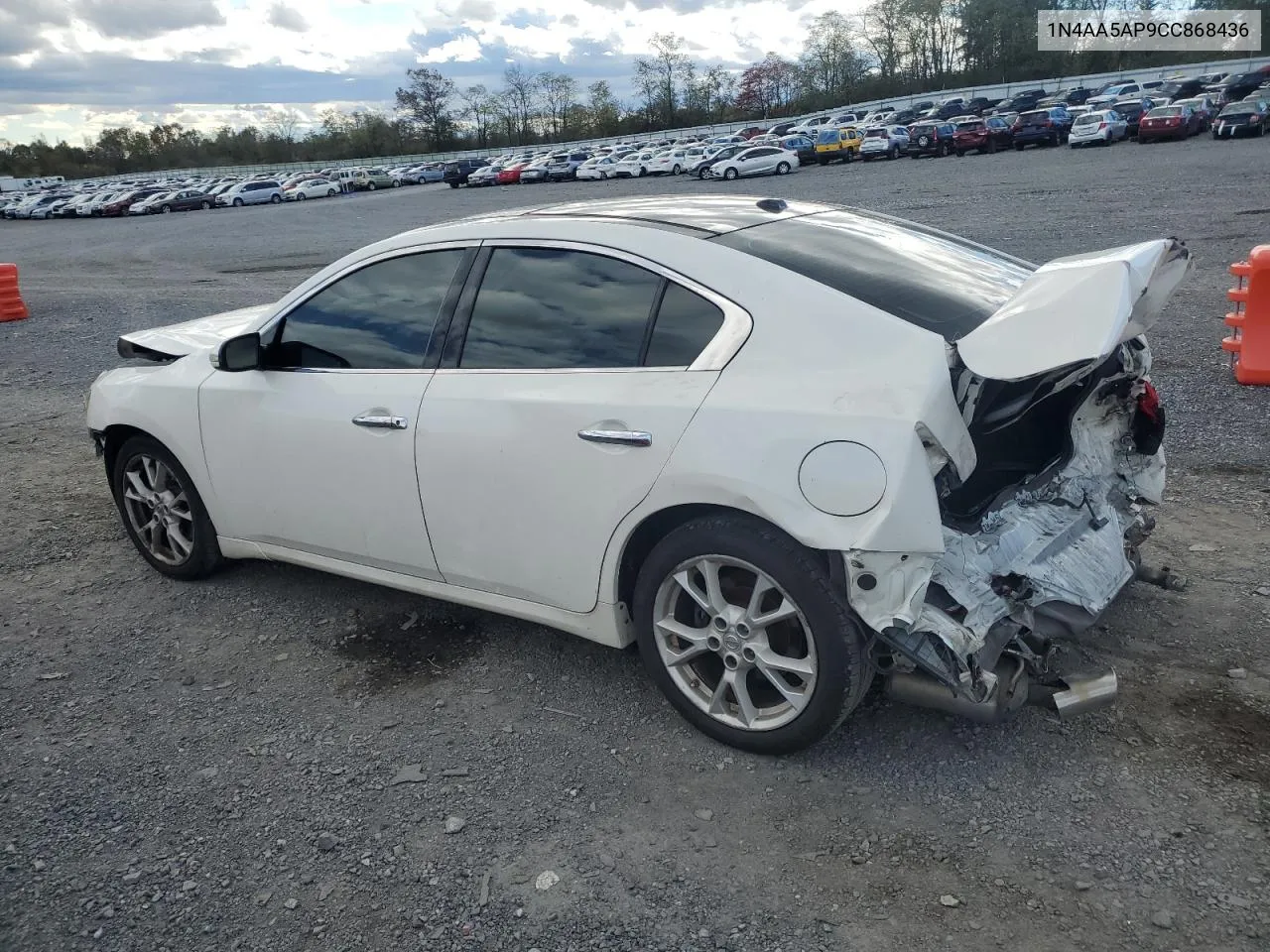 2012 Nissan Maxima S VIN: 1N4AA5AP9CC868436 Lot: 76083284