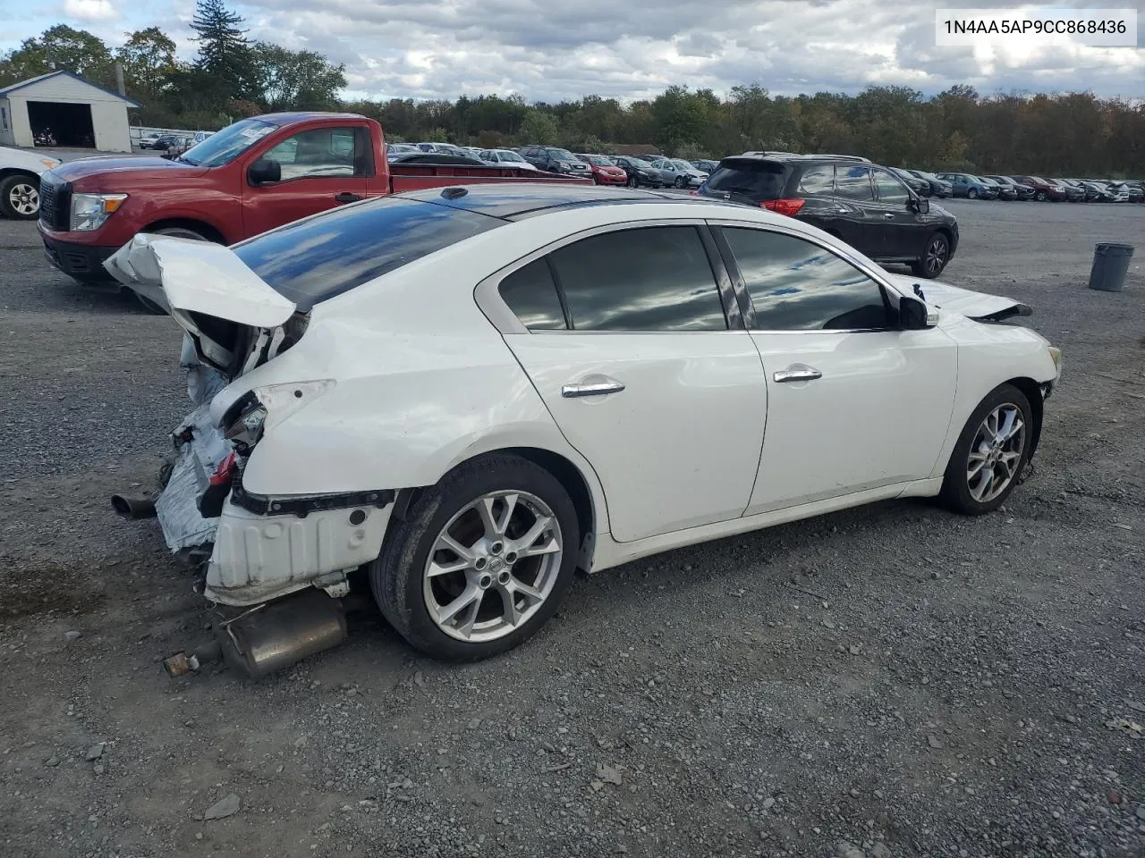 2012 Nissan Maxima S VIN: 1N4AA5AP9CC868436 Lot: 76083284