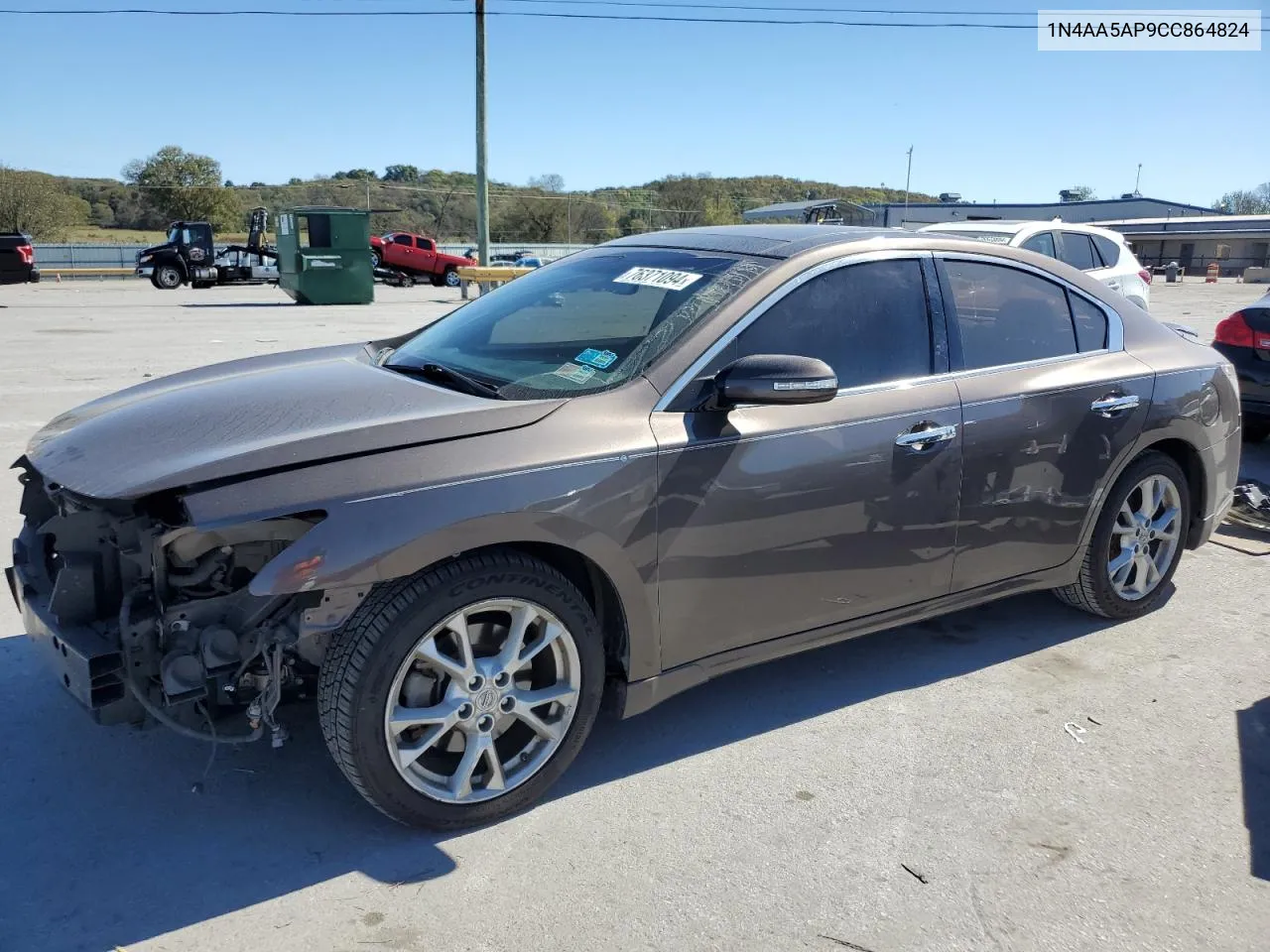 2012 Nissan Maxima S VIN: 1N4AA5AP9CC864824 Lot: 76371094