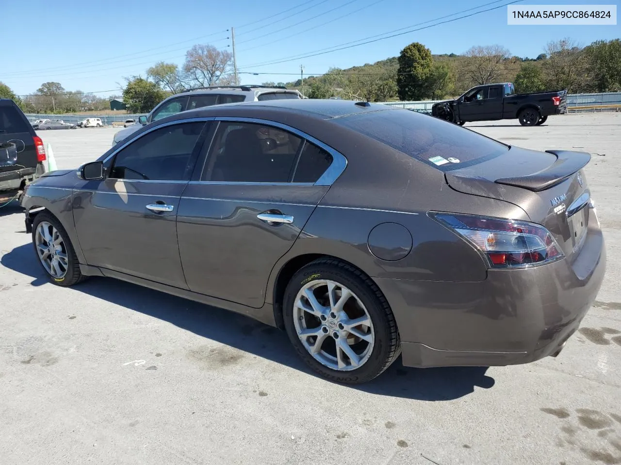 2012 Nissan Maxima S VIN: 1N4AA5AP9CC864824 Lot: 76371094