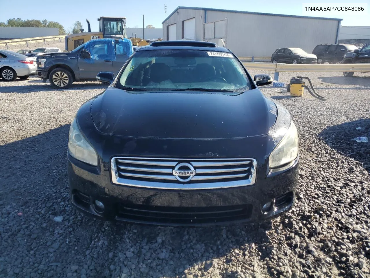 2012 Nissan Maxima S VIN: 1N4AA5AP7CC848086 Lot: 76560764