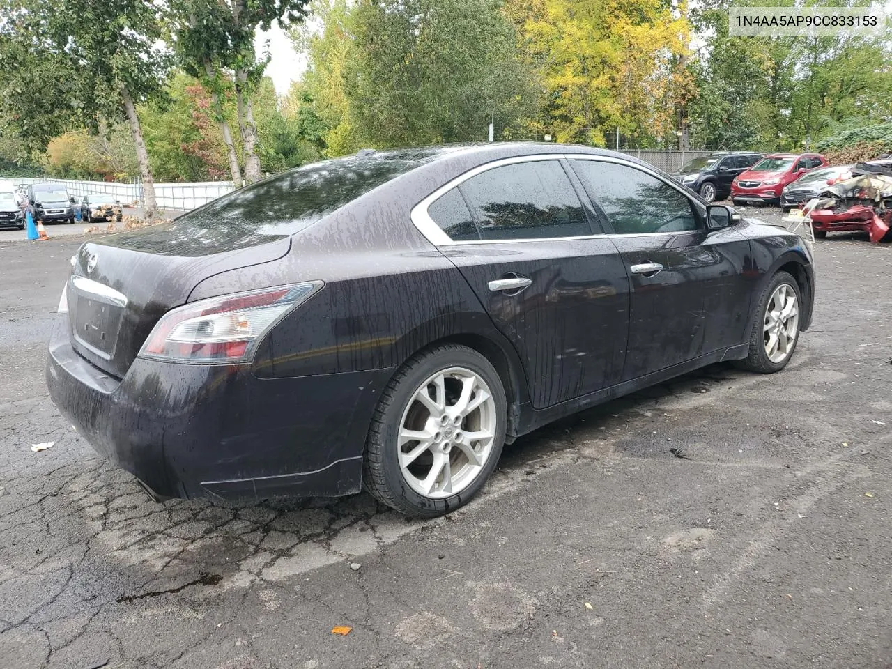 2012 Nissan Maxima S VIN: 1N4AA5AP9CC833153 Lot: 76714524