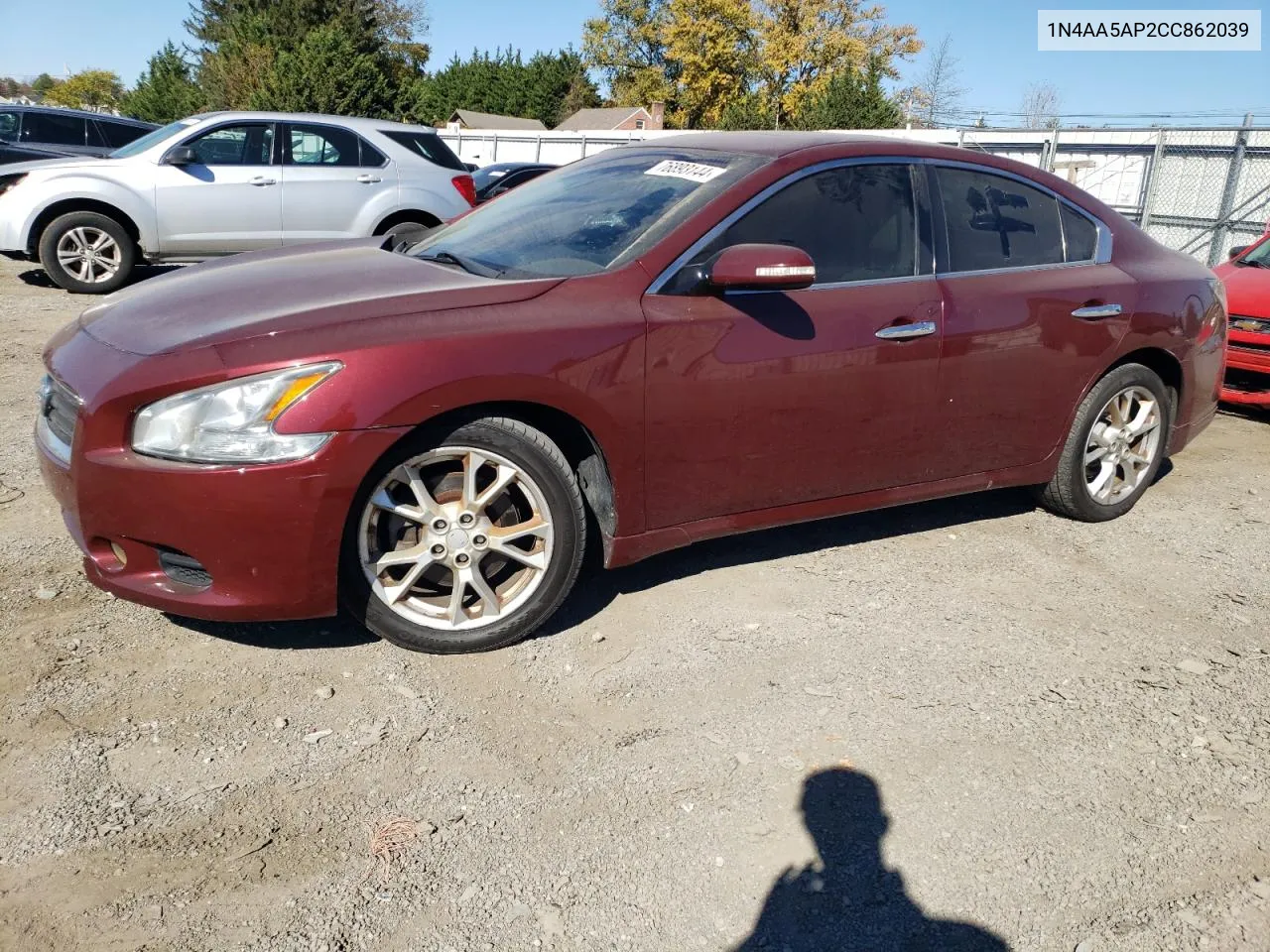 2012 Nissan Maxima S VIN: 1N4AA5AP2CC862039 Lot: 76893144