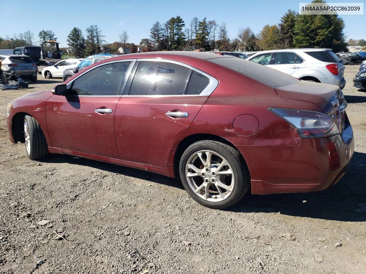 2012 Nissan Maxima S VIN: 1N4AA5AP2CC862039 Lot: 76893144