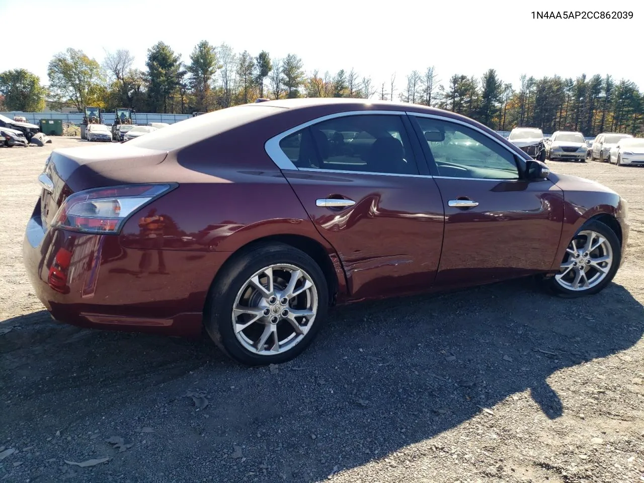 2012 Nissan Maxima S VIN: 1N4AA5AP2CC862039 Lot: 76893144