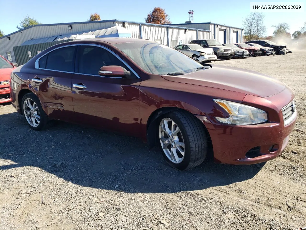 2012 Nissan Maxima S VIN: 1N4AA5AP2CC862039 Lot: 76893144