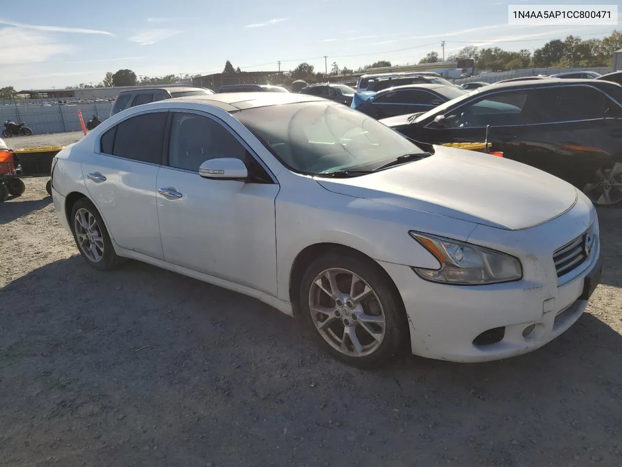 2012 Nissan Maxima S VIN: 1N4AA5AP1CC800471 Lot: 76983474