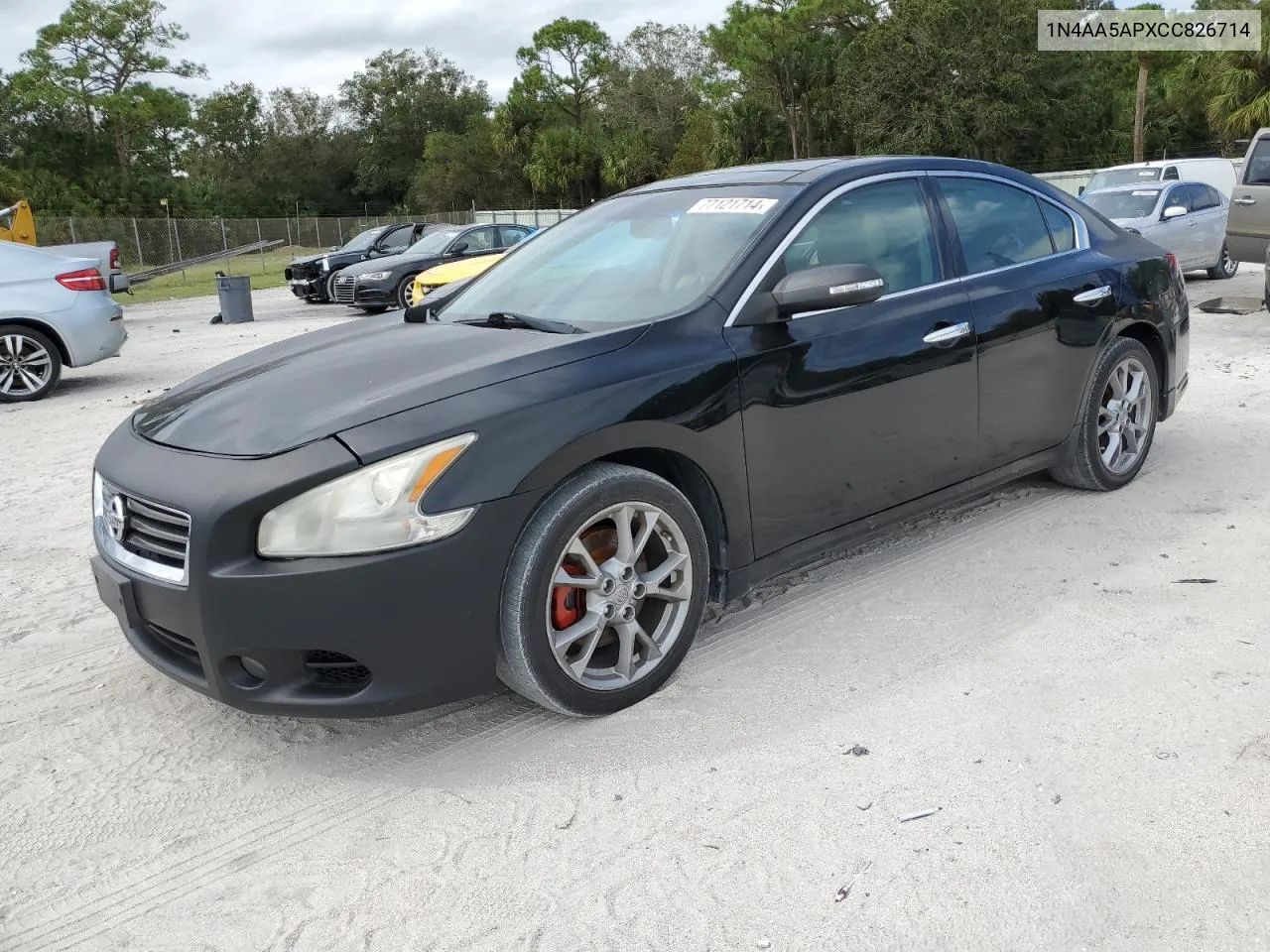 2012 Nissan Maxima S VIN: 1N4AA5APXCC826714 Lot: 77121714