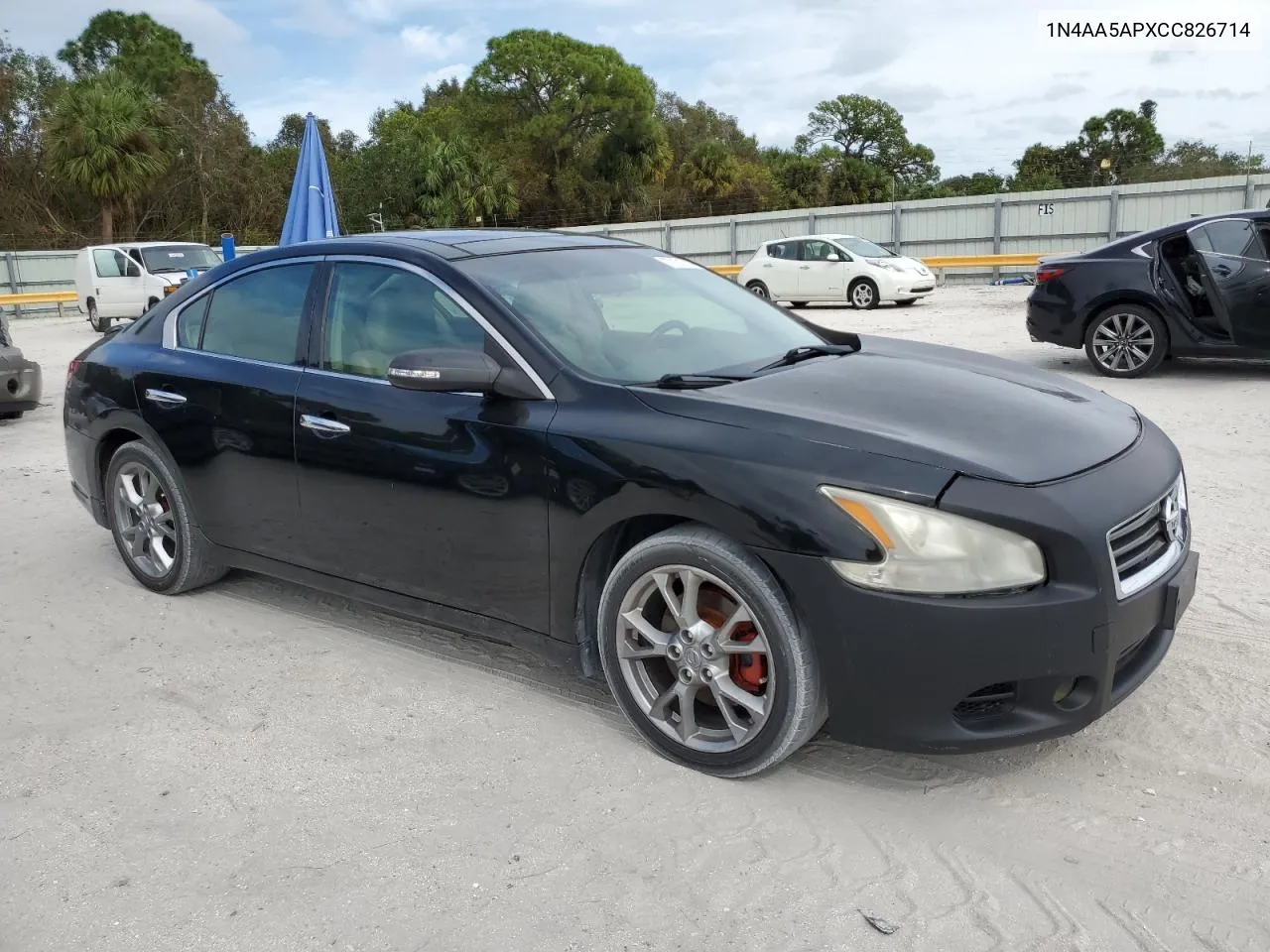 2012 Nissan Maxima S VIN: 1N4AA5APXCC826714 Lot: 77121714