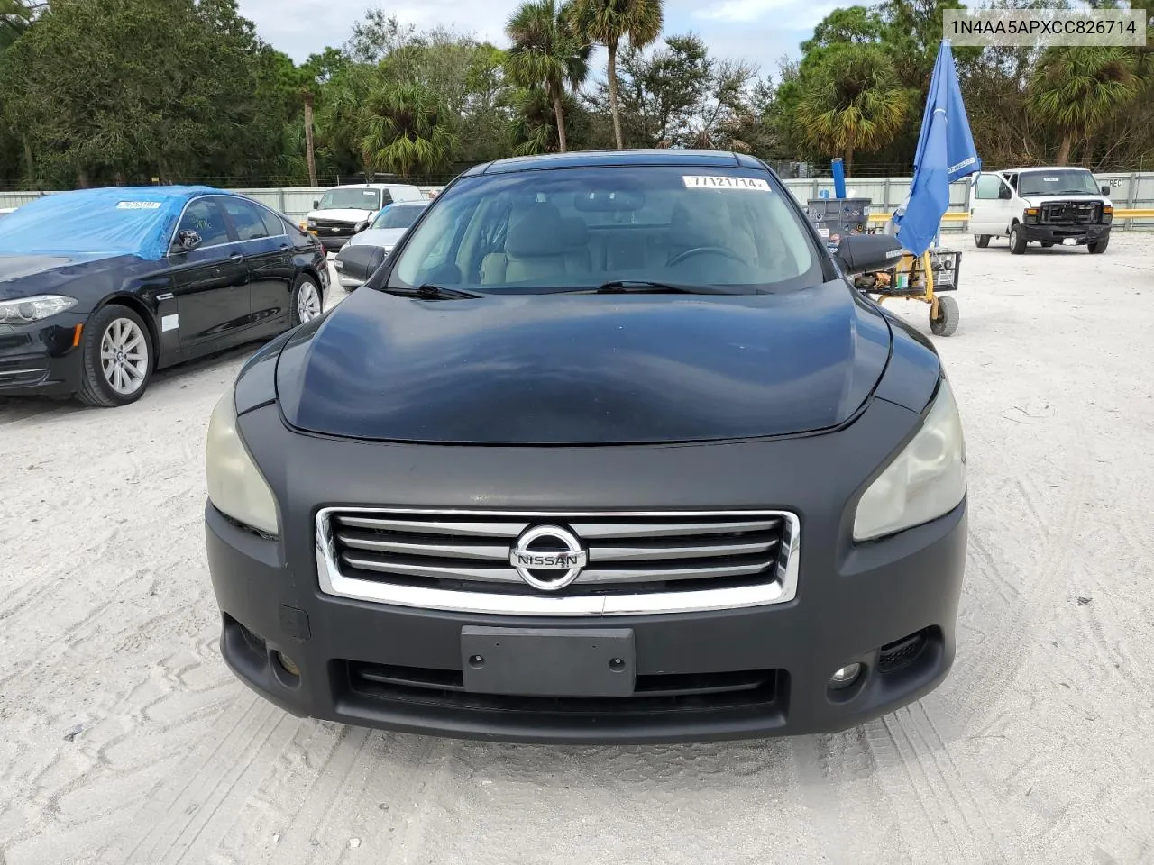 2012 Nissan Maxima S VIN: 1N4AA5APXCC826714 Lot: 77121714