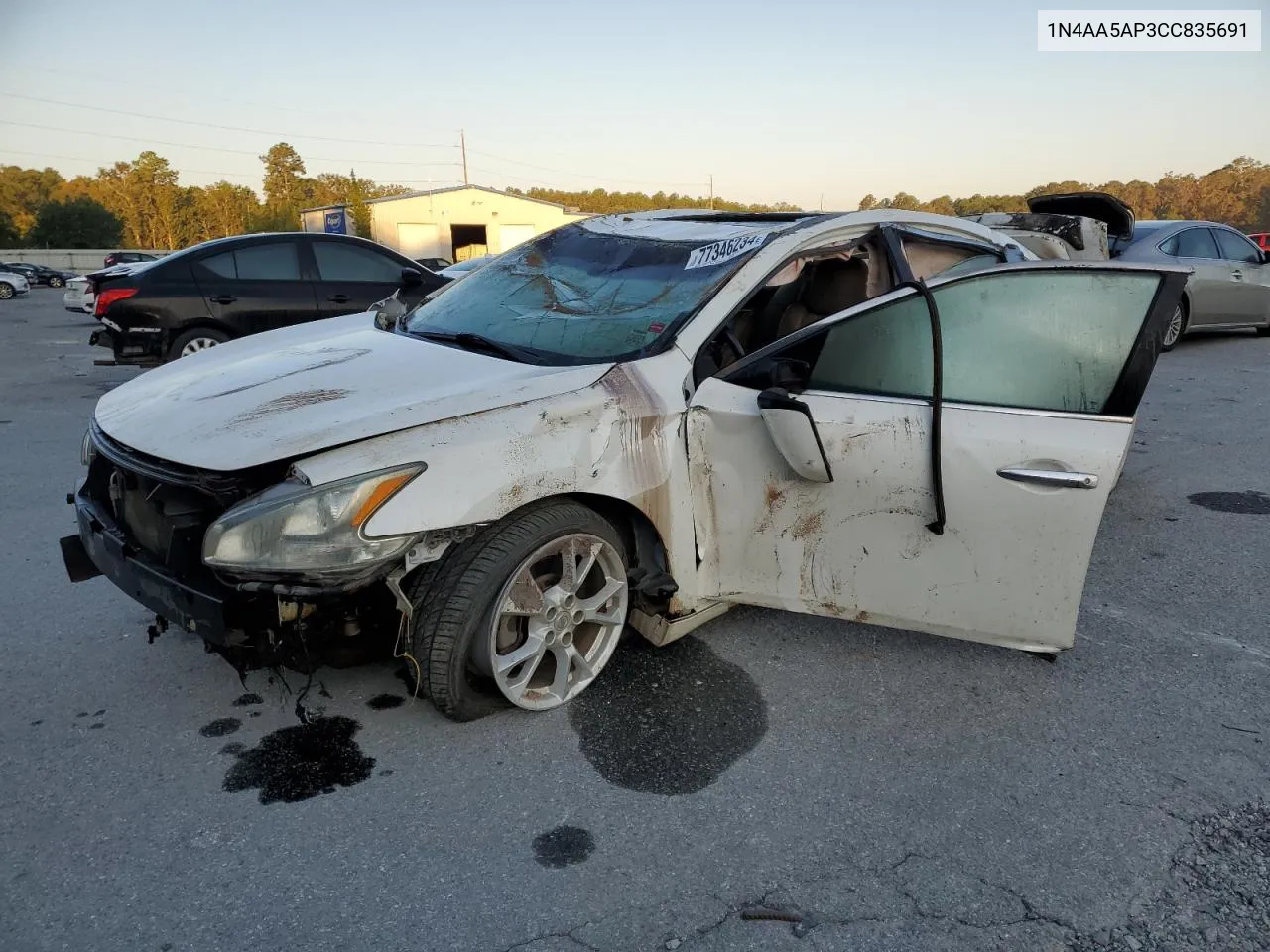 2012 Nissan Maxima S VIN: 1N4AA5AP3CC835691 Lot: 77346234