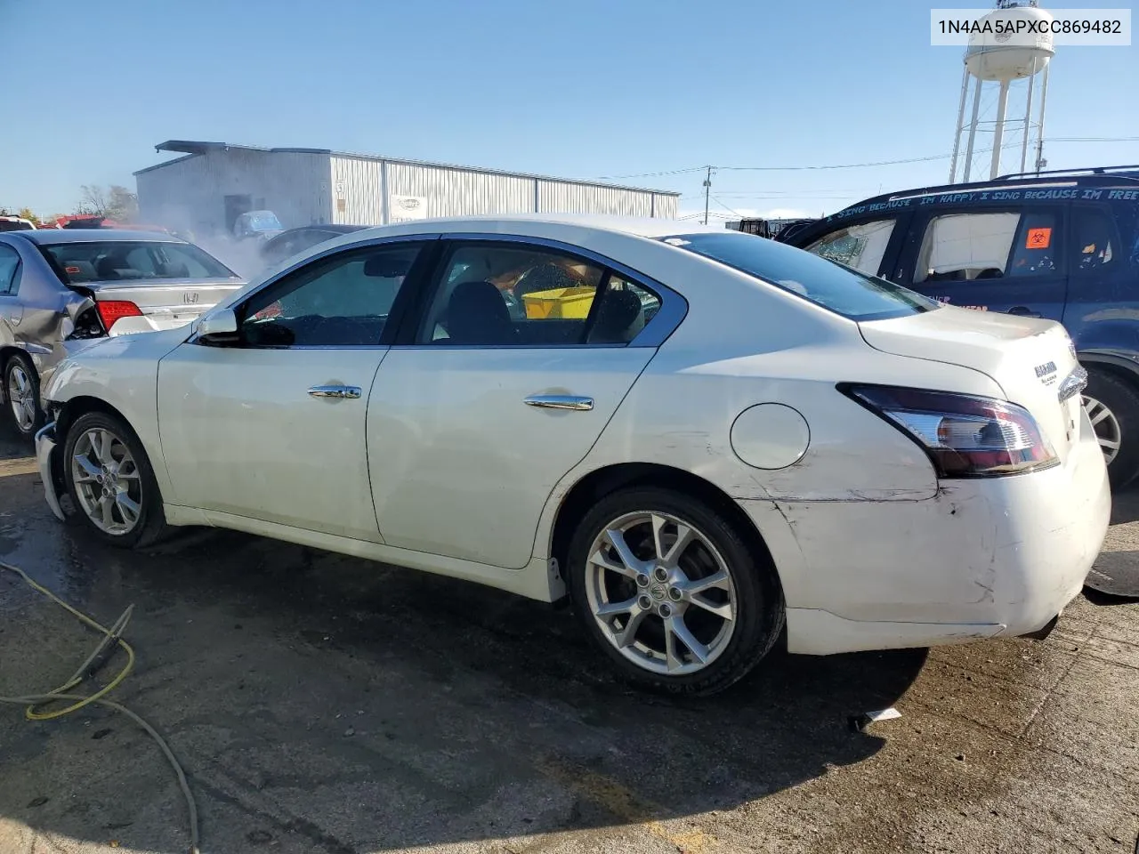 2012 Nissan Maxima S VIN: 1N4AA5APXCC869482 Lot: 77665894