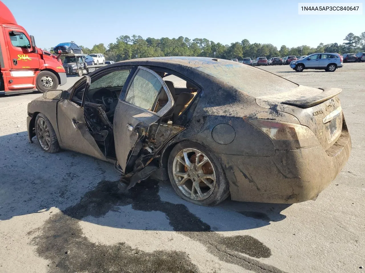 2012 Nissan Maxima S VIN: 1N4AA5AP3CC840647 Lot: 77763954