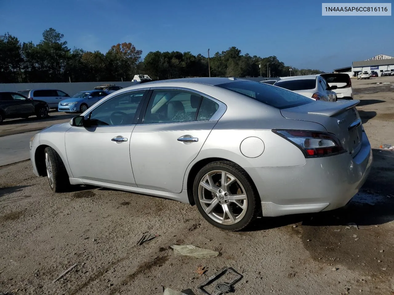 2012 Nissan Maxima S VIN: 1N4AA5AP6CC816116 Lot: 78300984