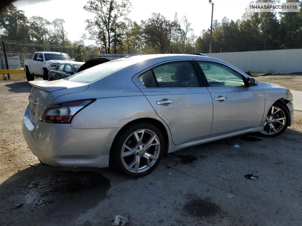 2012 Nissan Maxima S VIN: 1N4AA5AP6CC816116 Lot: 78300984