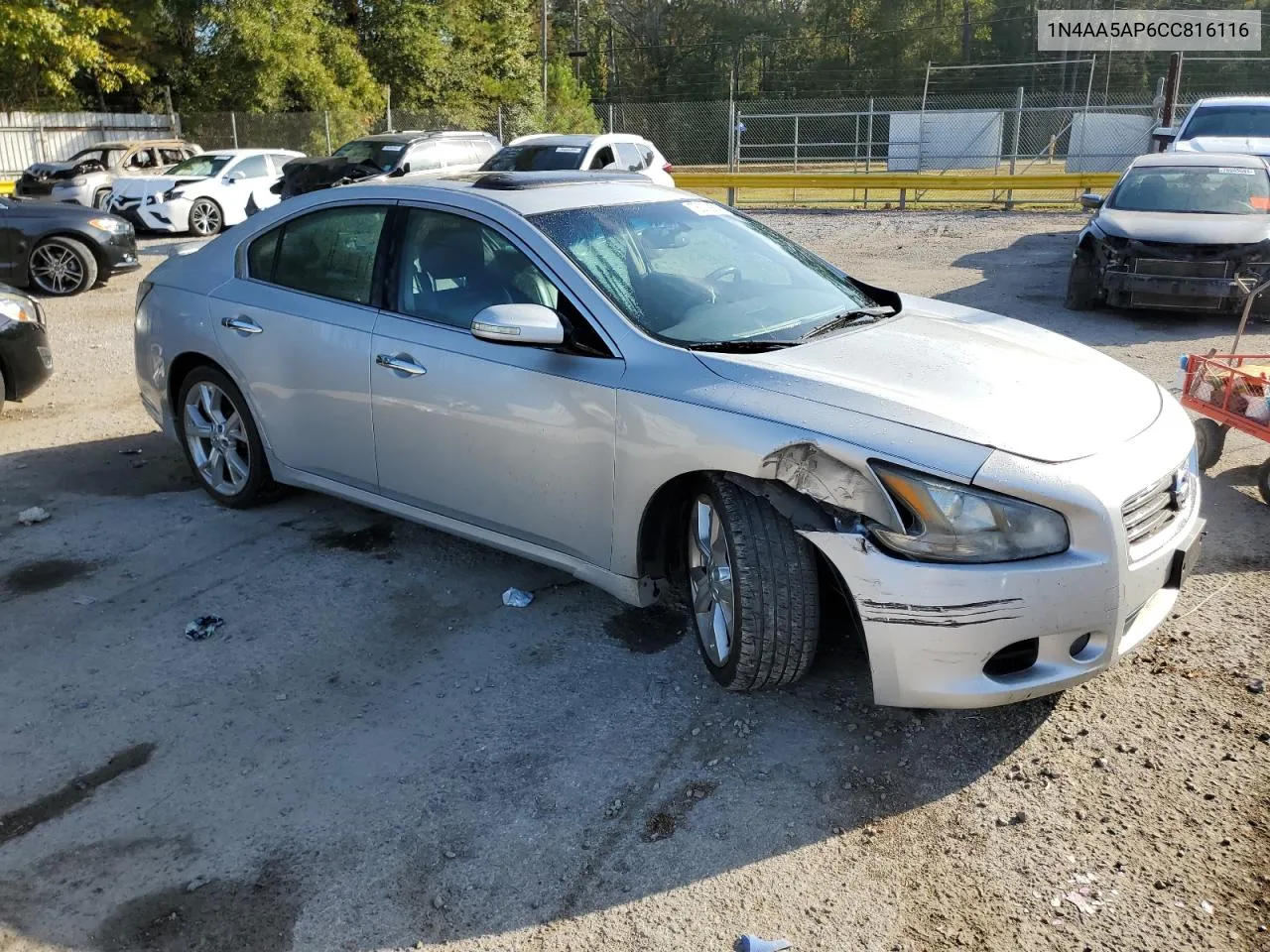 2012 Nissan Maxima S VIN: 1N4AA5AP6CC816116 Lot: 78300984