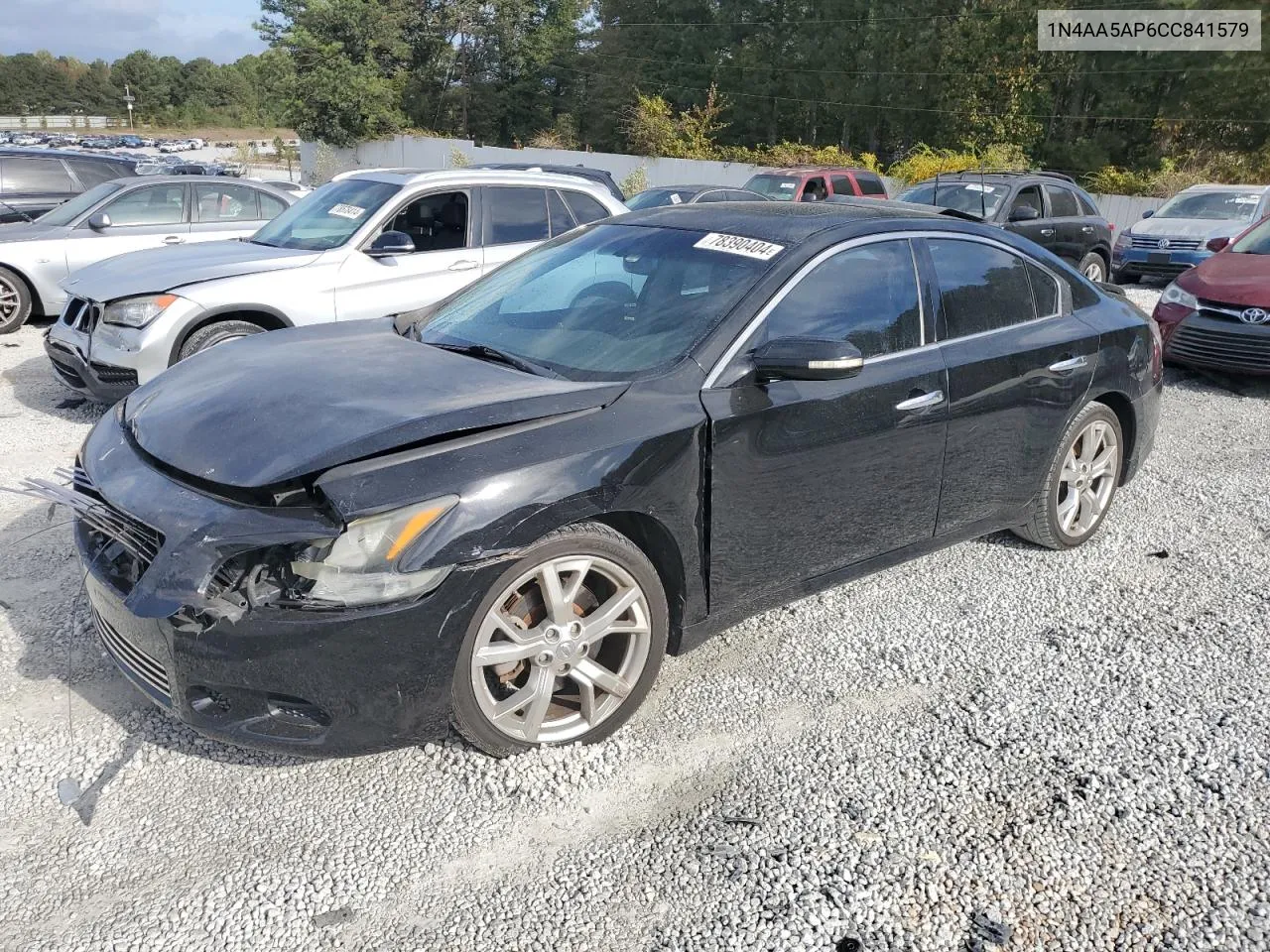 2012 Nissan Maxima S VIN: 1N4AA5AP6CC841579 Lot: 78390404