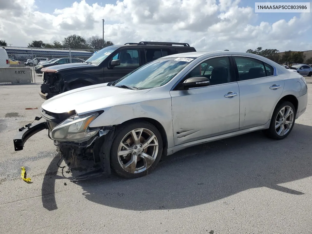 2012 Nissan Maxima S VIN: 1N4AA5AP5CC803986 Lot: 78571194