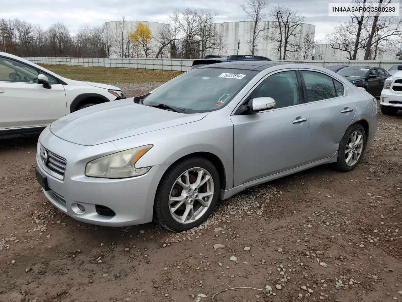 2012 Nissan Maxima S VIN: 1N4AA5AP0CC800283 Lot: 78637894