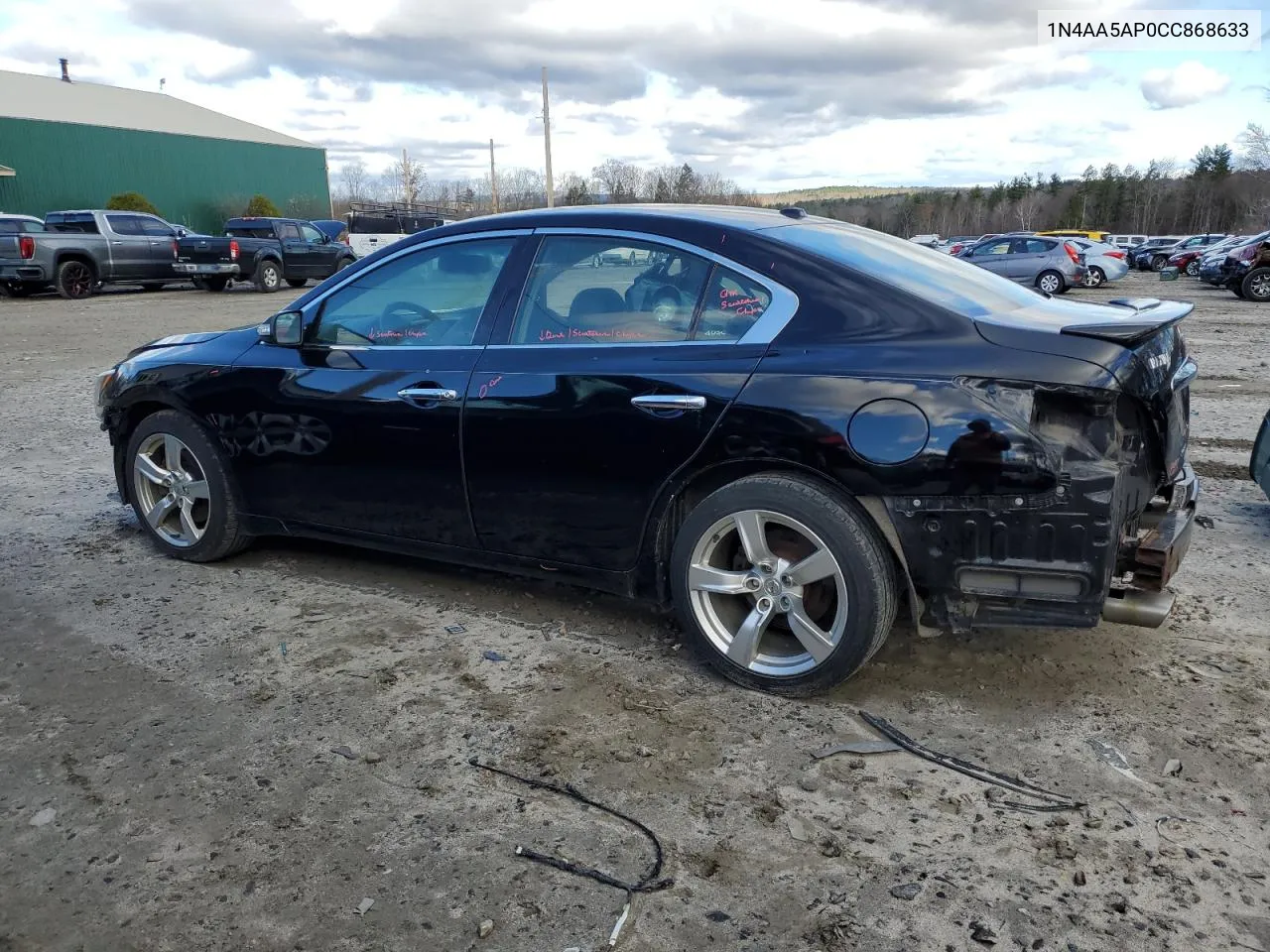 2012 Nissan Maxima S VIN: 1N4AA5AP0CC868633 Lot: 79173124