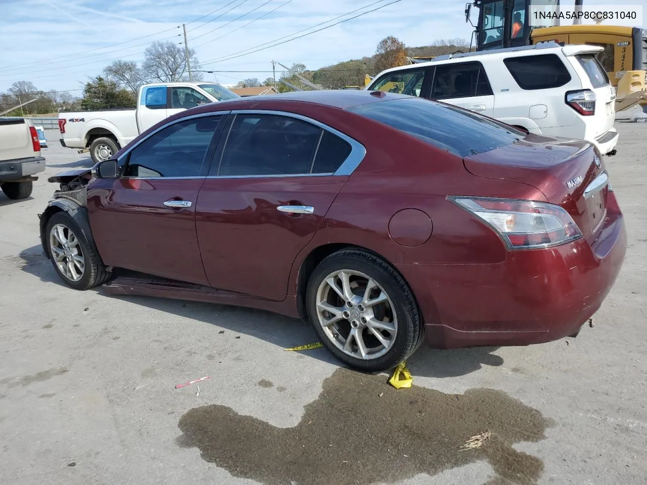 2012 Nissan Maxima S VIN: 1N4AA5AP8CC831040 Lot: 79274354