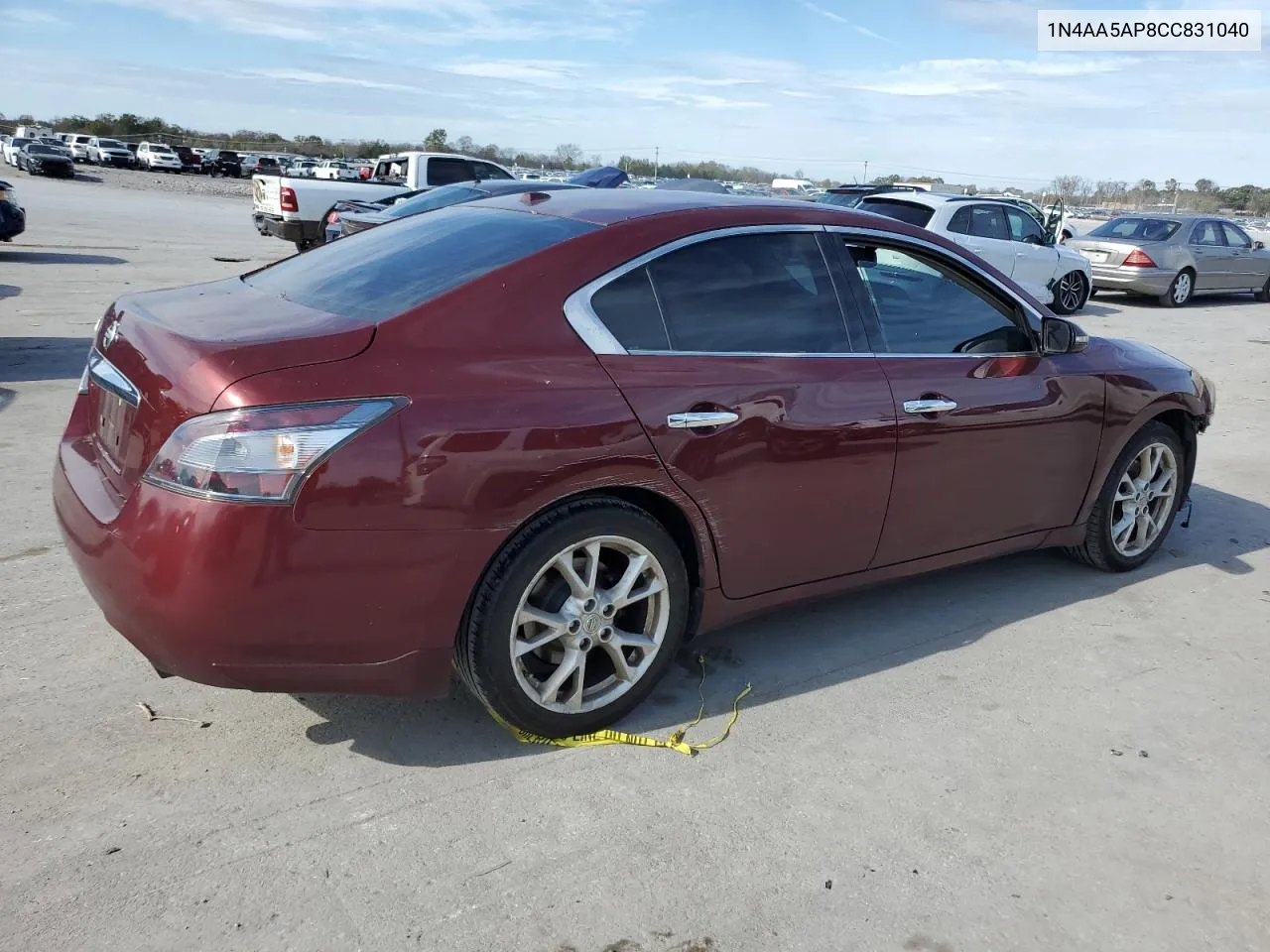 2012 Nissan Maxima S VIN: 1N4AA5AP8CC831040 Lot: 79274354