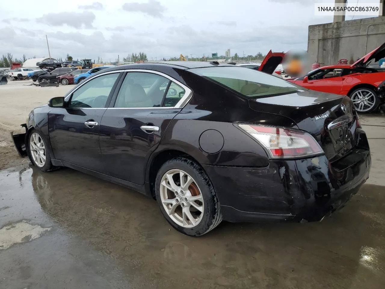 2012 Nissan Maxima S VIN: 1N4AA5AP0CC863769 Lot: 79598173