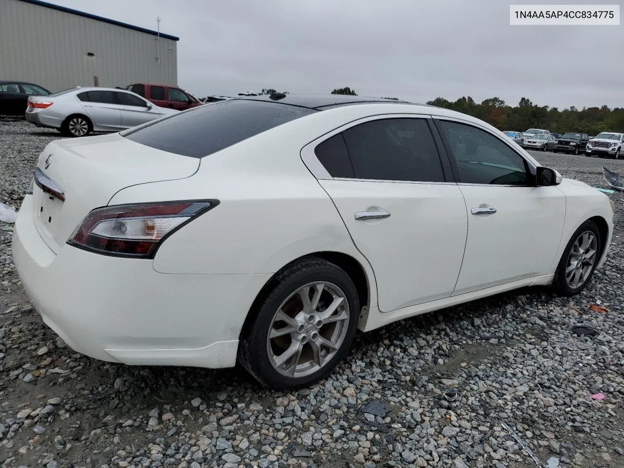 2012 Nissan Maxima S VIN: 1N4AA5AP4CC834775 Lot: 79608314