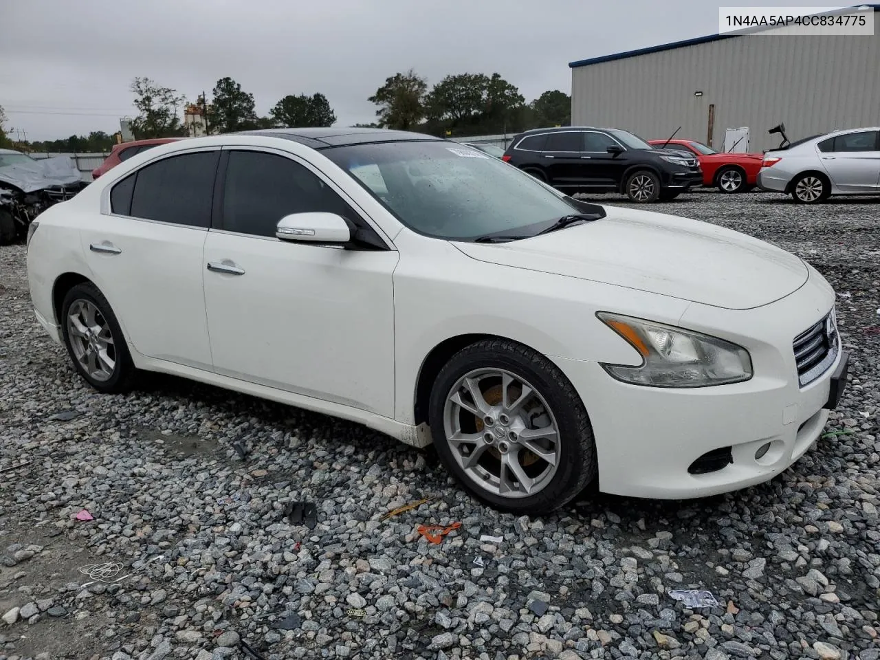 2012 Nissan Maxima S VIN: 1N4AA5AP4CC834775 Lot: 79608314