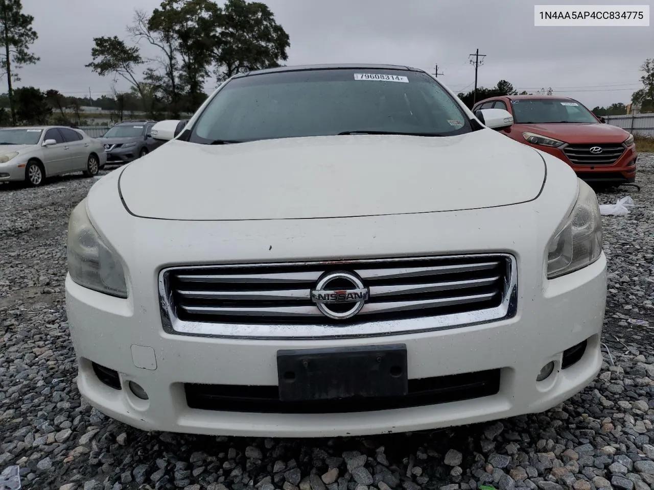 2012 Nissan Maxima S VIN: 1N4AA5AP4CC834775 Lot: 79608314