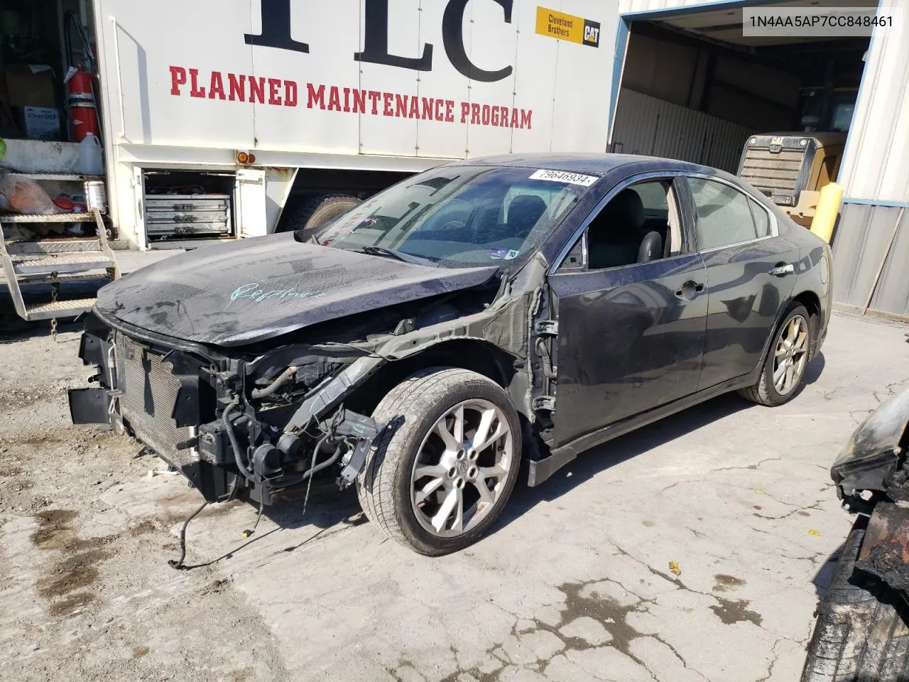 2012 Nissan Maxima S VIN: 1N4AA5AP7CC848461 Lot: 79646934