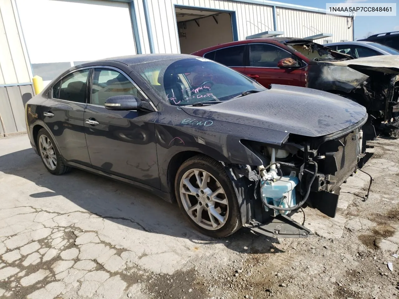 2012 Nissan Maxima S VIN: 1N4AA5AP7CC848461 Lot: 79646934