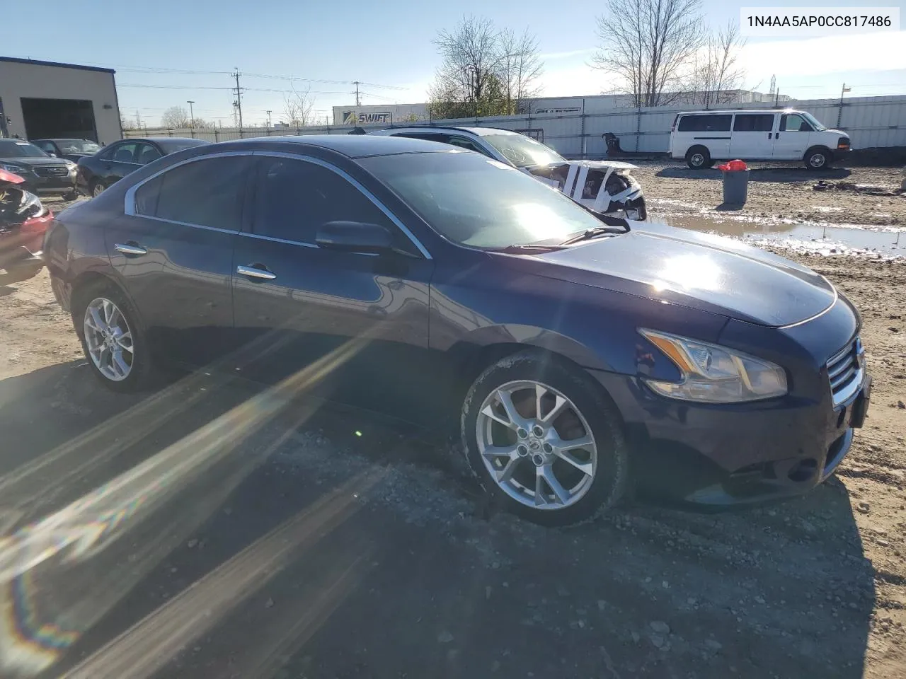 2012 Nissan Maxima S VIN: 1N4AA5AP0CC817486 Lot: 80002124