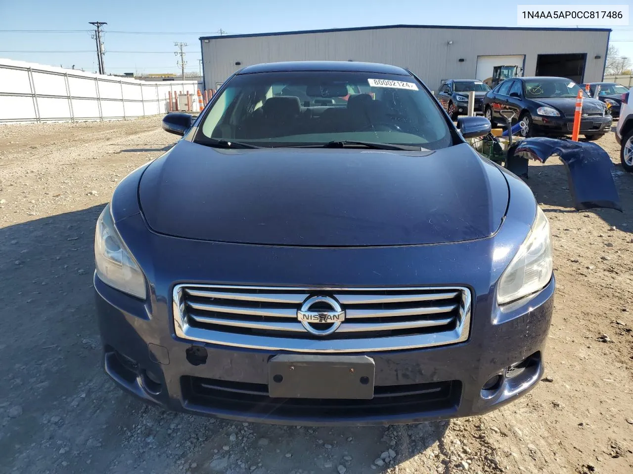 2012 Nissan Maxima S VIN: 1N4AA5AP0CC817486 Lot: 80002124